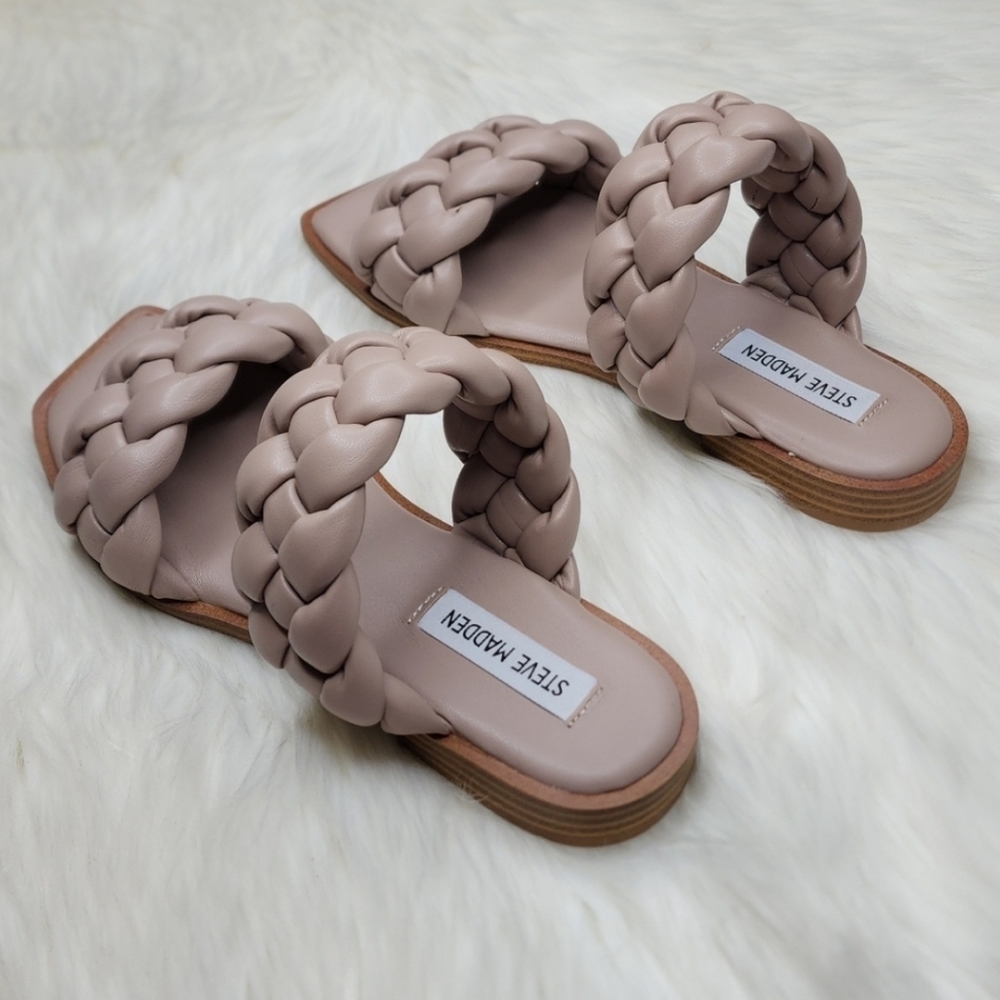 Steve Madden Spain Sandal Taupe - Picture 13 of 16